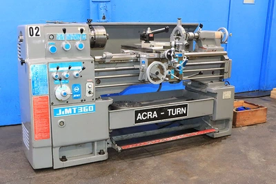 Used 1998 Acra JFMT 360x1000, Inch/Metric,Gap,3-Jaw,Aloris,Steady Gap Lathes New Jersey US | Machinery Values #1285803