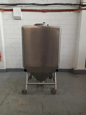 Stainless steel 264 gallon bin mixer