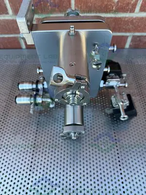 USED MILLIPORE STAINLESS STEEL PELLICON FILTER HOLDER W/ ITT VALVES, ACTUATOR