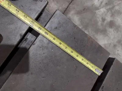 12' X 4' X 14" T-SLOTTED FLOOR PLATE: STOCK #23500