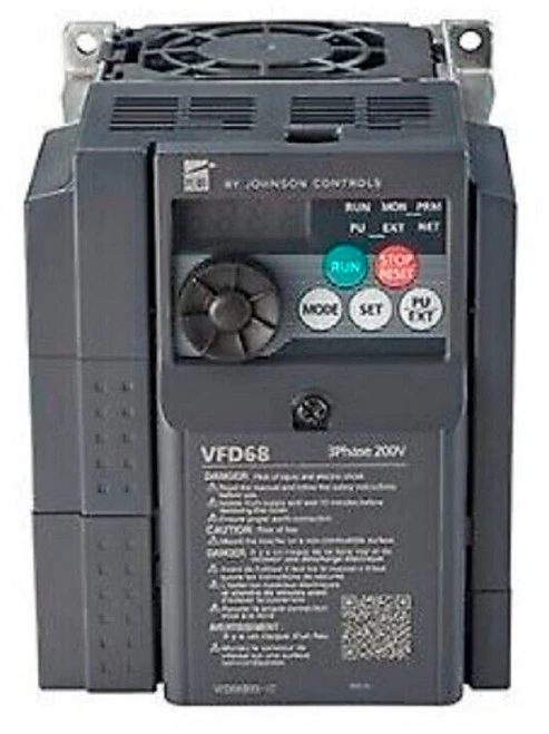 Johnson Controls VFD68DLN VFD68 Variable Frequency Drive, 575 VAC 7.5 kw 10 HP [New]