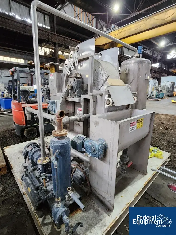USED Komline Sanderson Komline-Sanderson Vacuum Drum Filter, S/S