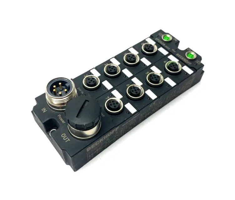 Used BECKHOFF ETHERCAT 8-CHANNEL DIGITAL OUTPUT LINK EXTENSION BOX PLC Input & Output | Maverick Industrial Sales #1100291