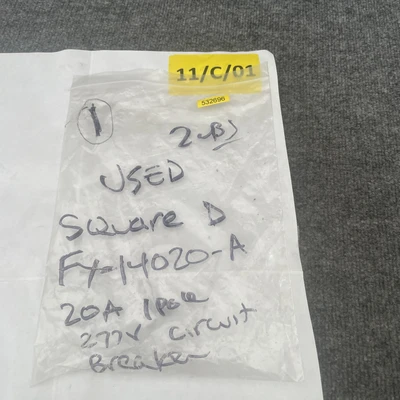Used Square D FY-14020-A Circuit Breakers California US | Davliegogo LLC #1705645