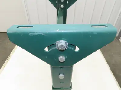 18"W Conveyor Leg Stationary Floor Support GREEN 19-5/8" to 29-5/8"H