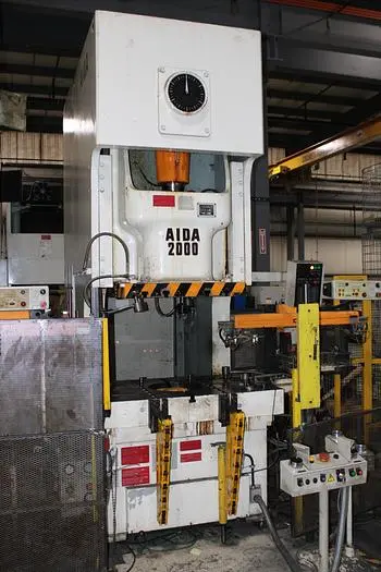 Used 2010 AIDA NC1-2000(2)E Gap Frame (OBS) Presses Michigan US | Midwest Press and Automation #560235