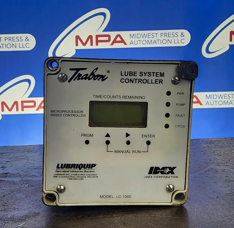 Used TRABON LC-1000 Lubrication Equipment Michigan US | Midwest Press and Automation #914199