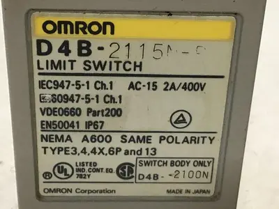 USED OMRON D4B-2115N-R