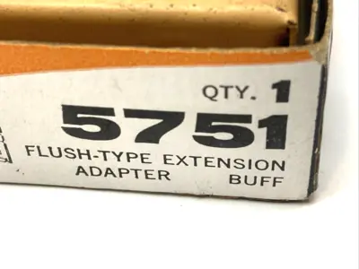 New | in-Stock Wiremold Flush-Type Extension Adapter LOT OF 3 MISSING HARDWARE Misc Electrical & Power Parts Michigan US | Maverick Industrial Sales #1502415