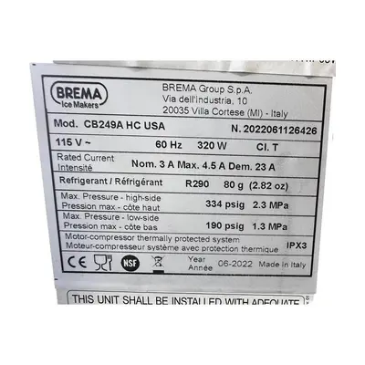 USED BREMA CB249A