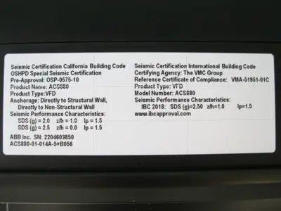 New | in-Stock ABB ACS880-01-014A-5+B065 Motor Control Parts New Hampshire US | Bitter End Trading #1455986
