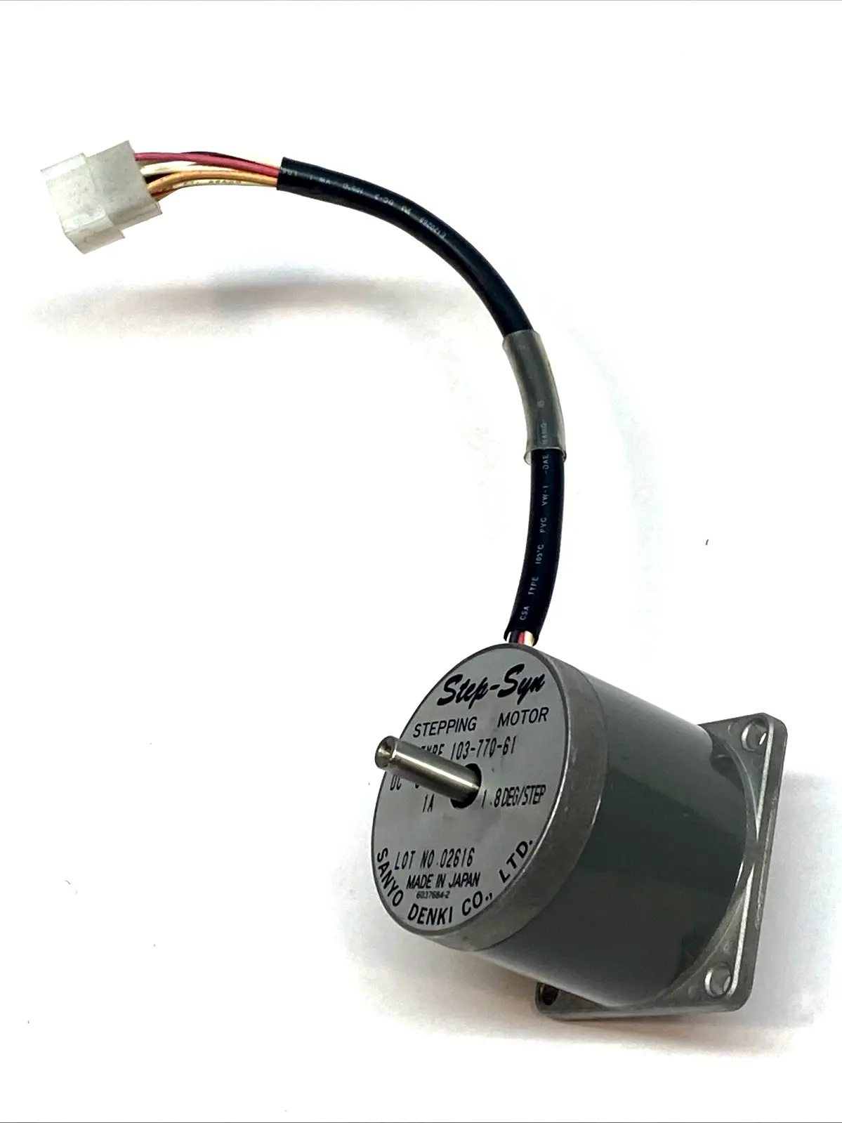 USED SANYO DENKI STEPSYN 1.8° STEPPER MOTOR 0.6NM