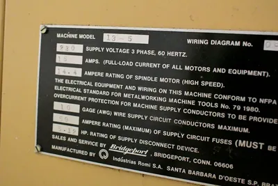 BRIDGEPORT ROMI 13-5 Lathes, Engine | Machinery Central (9)