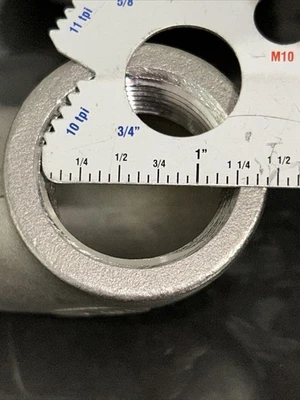 MB-304 Stainless ELBOW FITTING 150-1”THREADED SP114 45 DEGREE *Lot Of 5*