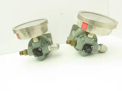 Beloit MC2-75-120B Pneumatic Air Regulator Valve W/Guage 60psi 3/8" NPT Lot Of 5