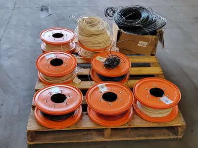 RW90 Cable Wire 12AWG 1/C 600V Black/Red/White/Blue (1 Skid)