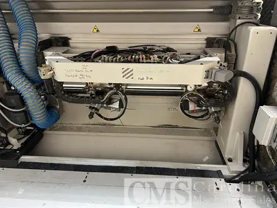 USED 2003 BIESSE STREAM B1 9.0 EDGEBANDER WITH DOUCET RETURN CONVEYOR