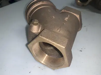 NIBCO NL2QA08 T-221-A WYE STRAINER WITH #20 MESH STAINLESS STEEL WIRE SCREEN, 3/4 IN, THREAD CONNECTION, DOMESTIC STOCK #16394