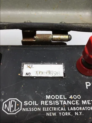 Nilsson Electrical Laboratory 400 Soil Resistance Meter