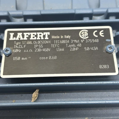 NEW Lafert lafert ST100LC6