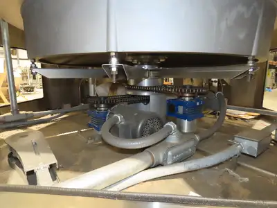 Haumiller Bottle Cap Bowl Feeder with Feed Hopper Elevator Conveyor 480V