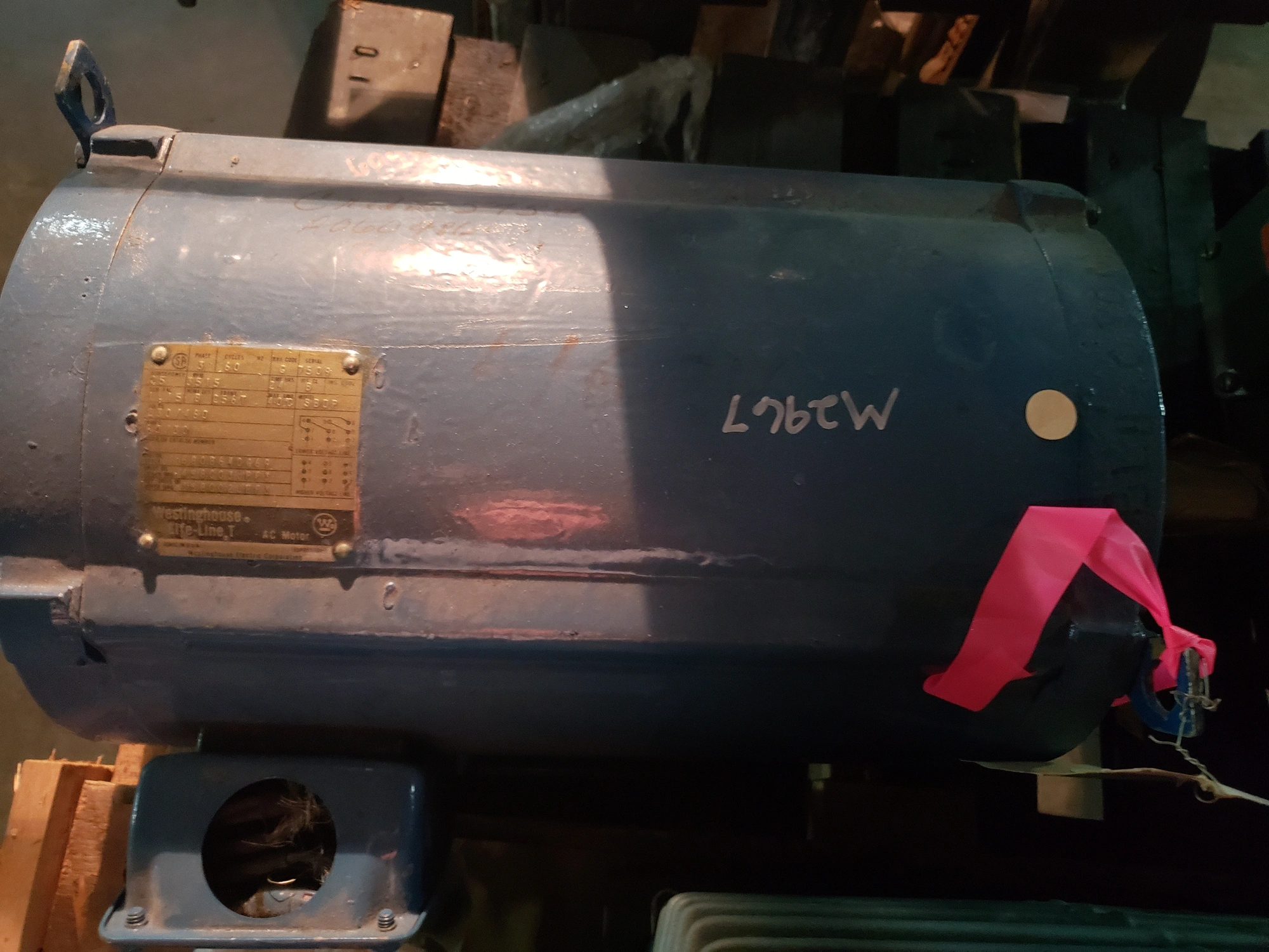 Westinghouse 25 HP, 3515 RPM, 256T Frame Motor