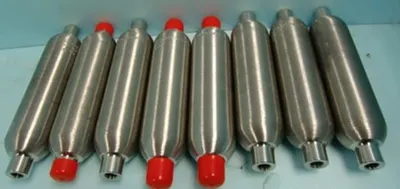 QTY. 8. SWAGELOK SAMPLE CYLINDER 150 ML PRESSURE B...