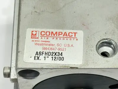 Used Compact Air Products ASFHD2X34 Pneumatic Cylinders Michigan US | Maverick Industrial Sales #1456626