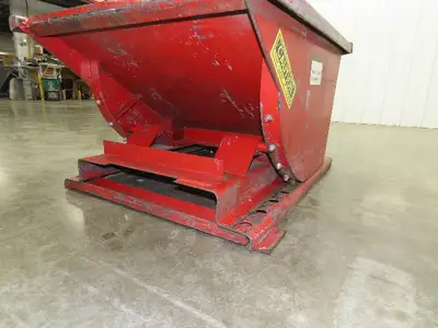 McCullough Wright Self Dumping Hopper 1/4" Yard 4000lb 2 Ton 7 Gauge Bin