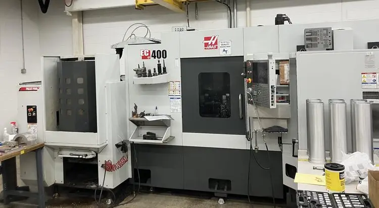Used 2015 HAAS EC-400PP Horizontal Machining Centers Vermont US | Two Spade Machinery LLC #506695
