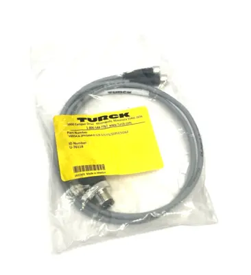 New | in-Stock Turck Splitter Y-Junction Cable U-76118 Misc Electrical & Power Parts Michigan US | Maverick Industrial Sales #1419789