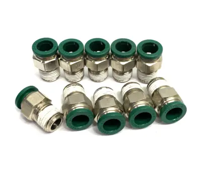 USED PARKER PRESTOLOK PUSH-TO-CONNECT INSTANT FITTING NICK-PLATE