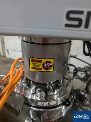 USED Bulling Metal Works 125 Liter Bulling Metal Works Reactor, 316L S/S, 45/75#