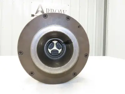 Cushman 1010208L0B 3-Jaw Independent Manual Lathe Chuck 8" OD L0 Taper Mount