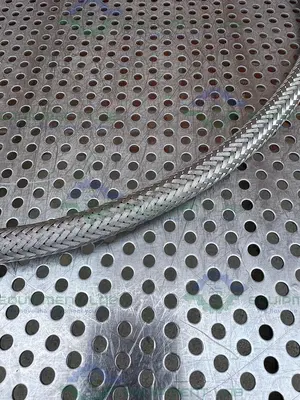 Unbranded Stainless Steel Braided Hose 72" w/ 1" Female Threaded Fitting