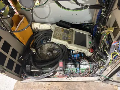 USED YASKAWA MOTOMAN ROBOT SYSTEM, HP50-35 NX100
