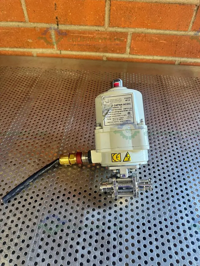 Used PROMATION P1-24PN4-ACDC PRECISION ACTUATION VALVE 300 LBS/35NM W/ 3.4" VALVE Valves/Fittings California US | Equipment Lab #1418448