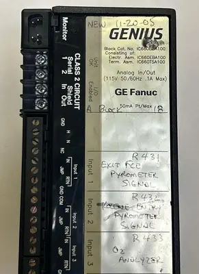 USED GE FANUC IC660BBA100