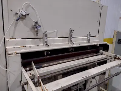 48” WIDE x 30 HP MECHANICAL IN-LINE COIL PRESS & SHEAR WITH PLC VARIABLE SPEED DRIVE: STOCK #22968