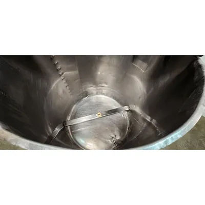 Used 568 Liter (150 gallon) Stainless Steel Portable Mix Tank