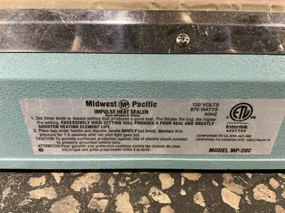 Used MIDWEST PACIFIC MP20C Miscellaneous Packaging Equipment Ohio US | HGR 24 #1413285