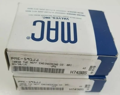 New | in-Stock MAC PME-591JJ Valves/Fittings | J&J Industrial Supply #501248
