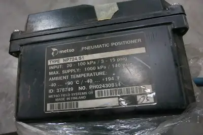 Spring-Diaphragm Actuator QPX1C w/ Ball Valve & Pneumatic Positioner
