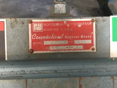 Used Roper Whitney Connecticut Finger Brake Model U416