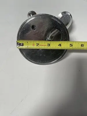 USED ITT SHEROTEC 5" END CAP W/ 2" AND 1" PORT