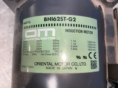 Used ORIENTAL MOTOR BHI62STG2 Motors (misc) Ohio US | HGR 24 #1486710
