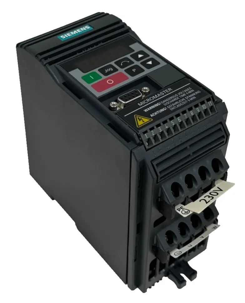 NEW SIEMENS 6SE9212-1CA40 MICROMASTER DRIVE 208/240V 47-63HZ