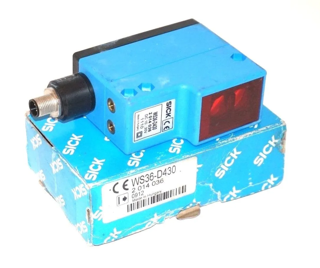 NEW SICK OPTIC WS36-D430 THROUGH-BEAM PHOTOELECTRIC INDIVIDUAL SENDER WS36D430