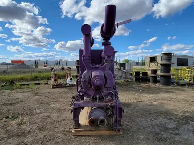 Vacuum Skid and Elmo Vacuum Pump w/ 115 hp Electric Motor