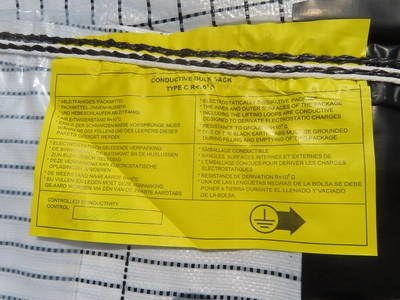 Unused Material Motion Inc. Super Sacks, Bulk Bags